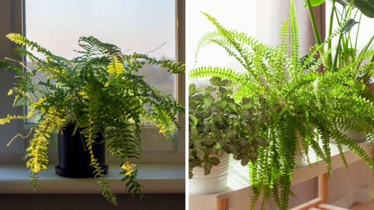 Fluffy Ruffle Fern Creates a Cozy and Stylish Living Room Vibe