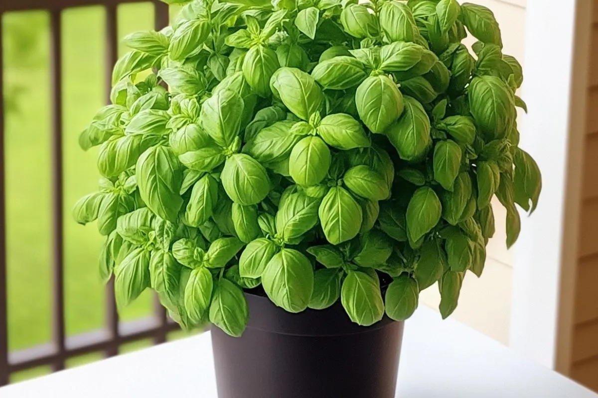 Grow a Giant Basil Bush in a Pot with These Simple Steps