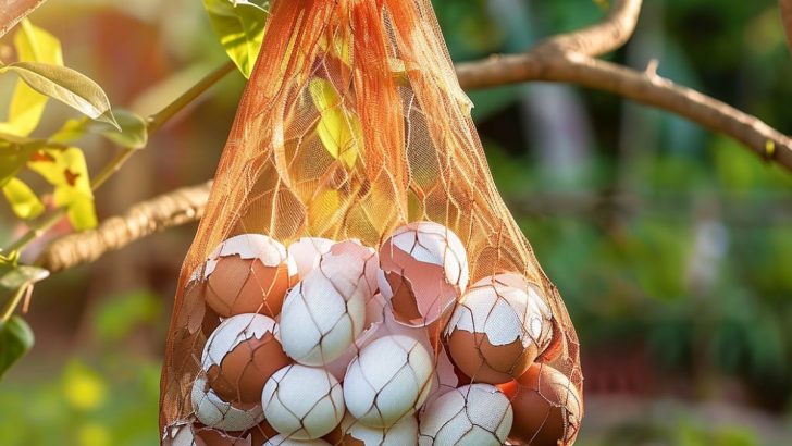 Here’s Why You Should Hang a Mesh Bag of Eggshells in Your Garden