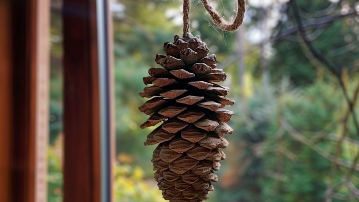 You’ll Never Guess What Will Happen When You Hang a Pine Cone in Your Garden