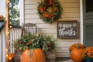 11 Festive Thanksgiving Porch Ideas Using Natural Elements