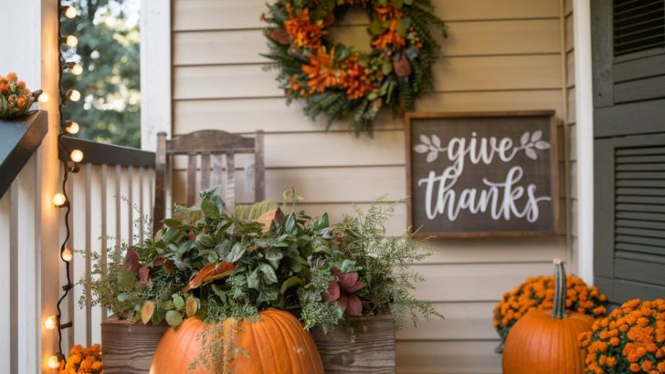 11 Festive Thanksgiving Porch Ideas Using Natural Elements