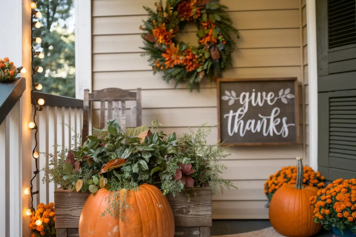 11 Festive Thanksgiving Porch Ideas Using Natural Elements