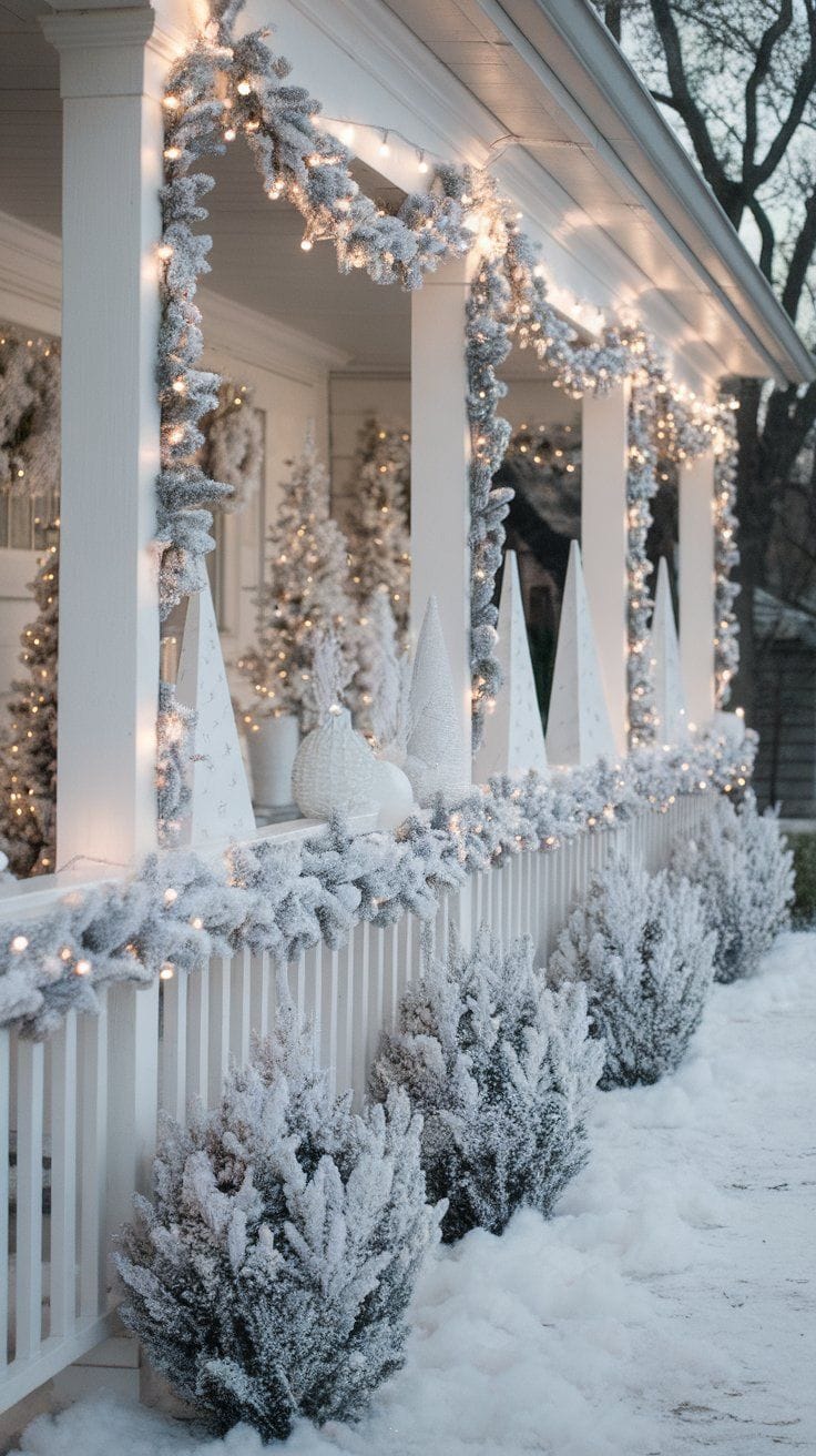 80 Frosted Garlands for an Elegant Touch