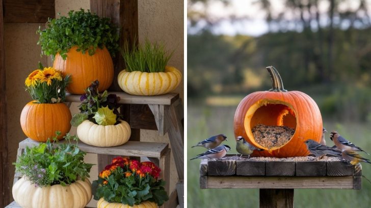 7 Creative Uses for Leftover Pumpkins and Gourds in Your Garden