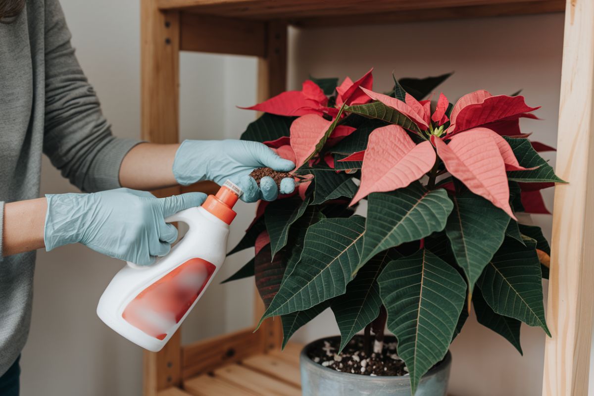 Feeding and Fertilizing poinsettias