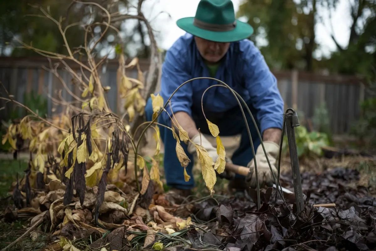 Clean Up Dead Plants and Debris