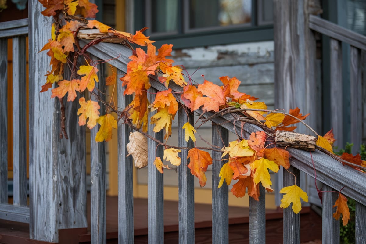 Cornucopia of Colors with Leaves