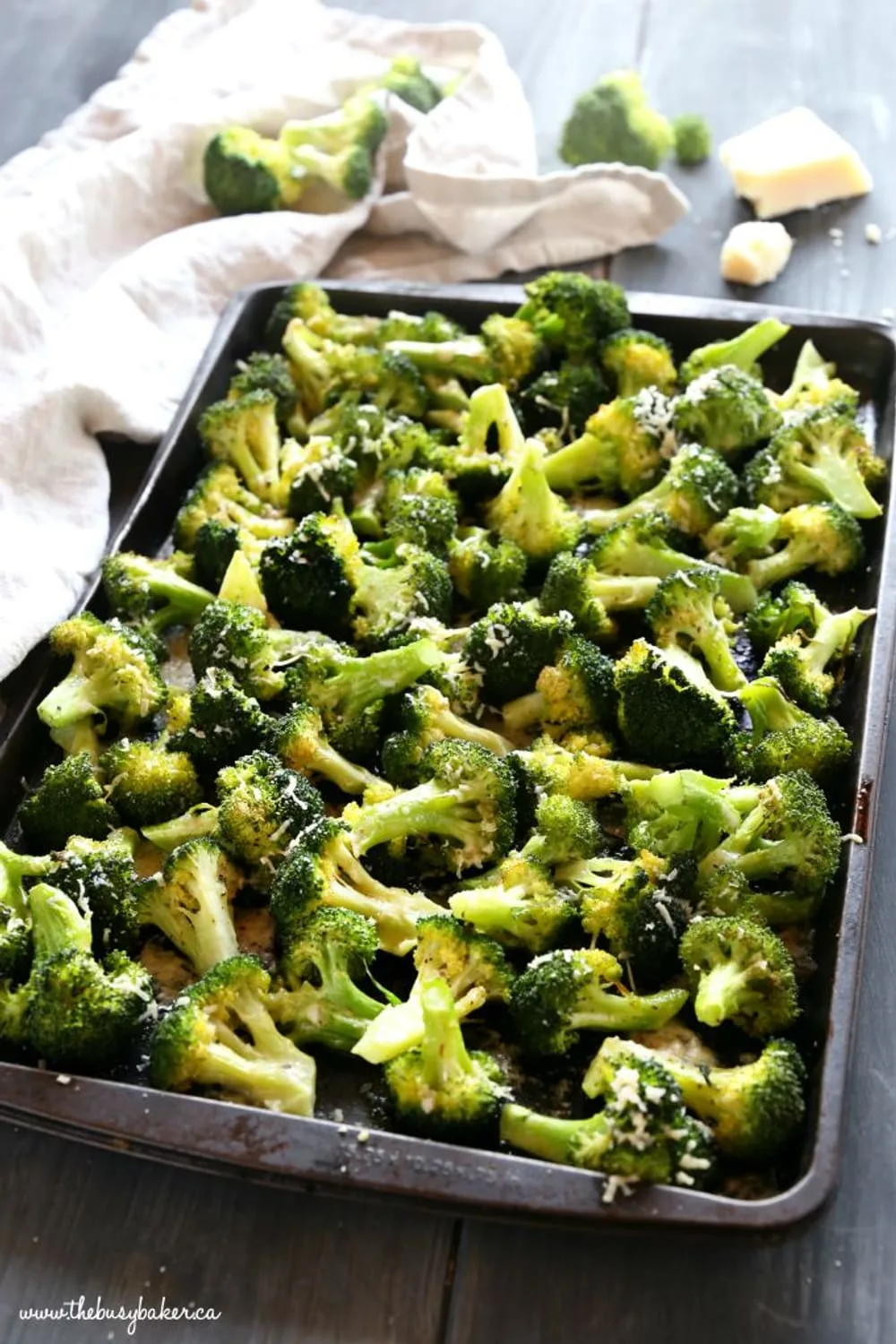 Garlic Parmesan Roasted Broccoli