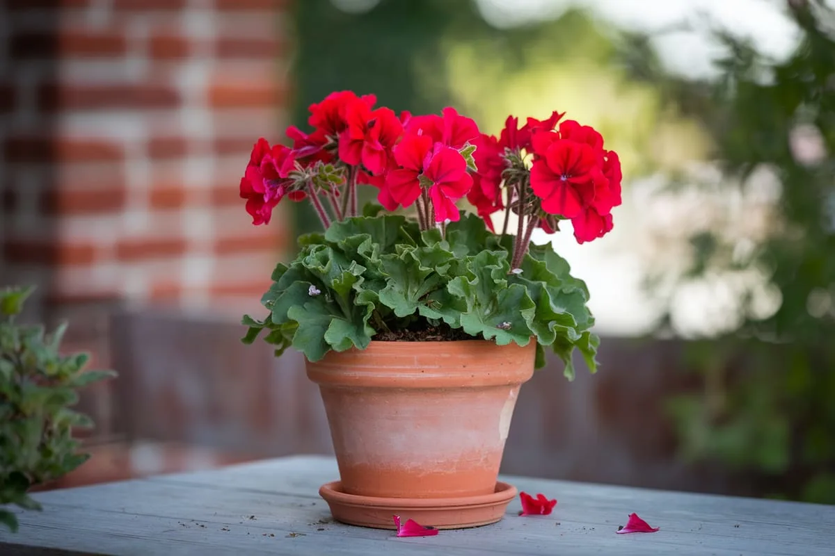 Geranium (Pelargonium x hortorum)