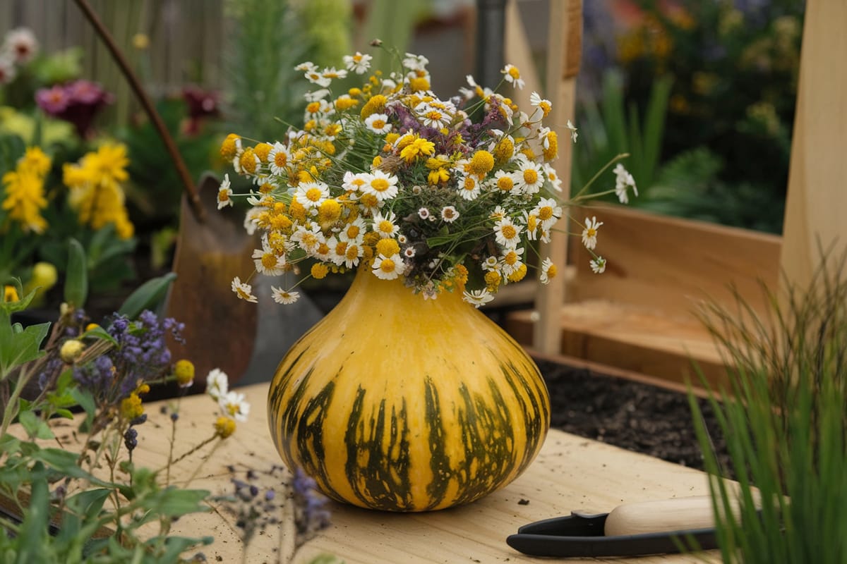 Gourds as Vase Alternatives