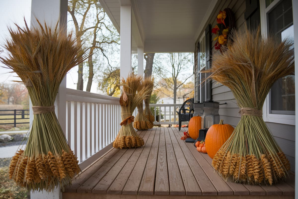 Ornamental Grasses and Wheat