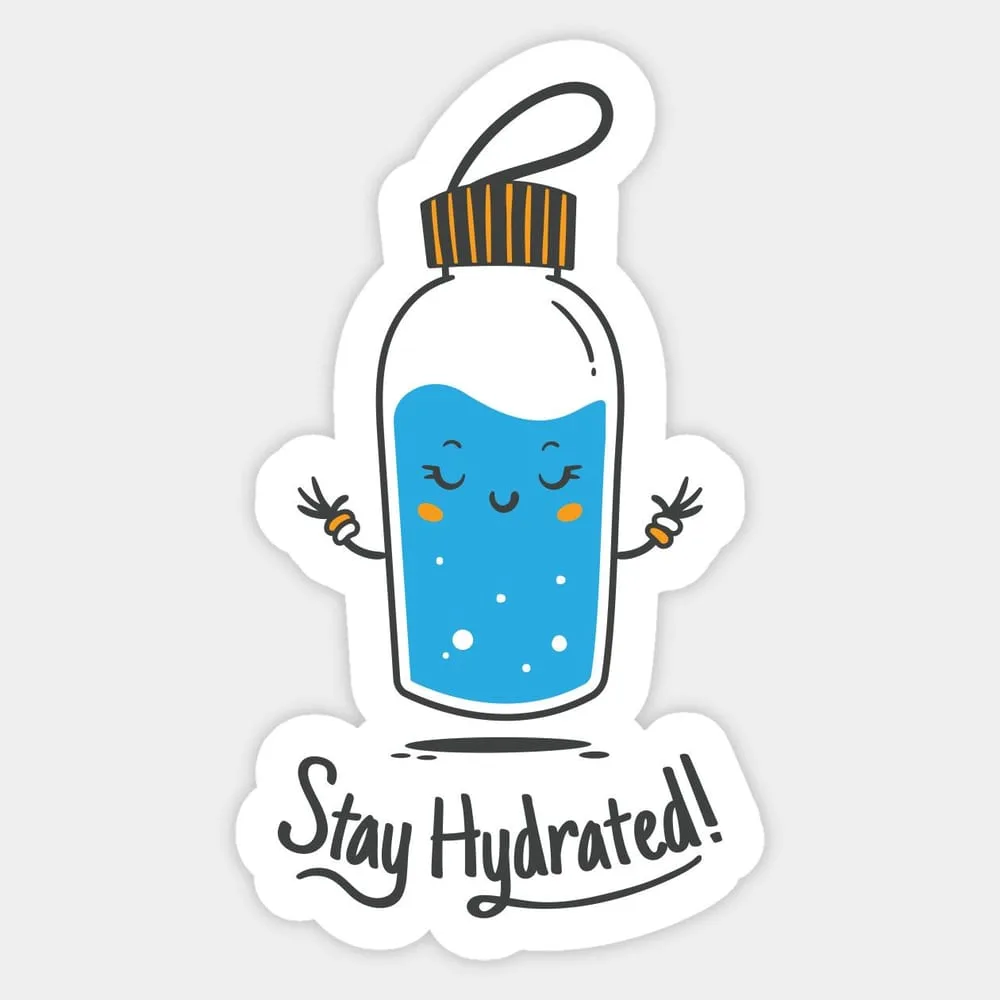 Stay Hydrated Sticker | Stay-hydrated