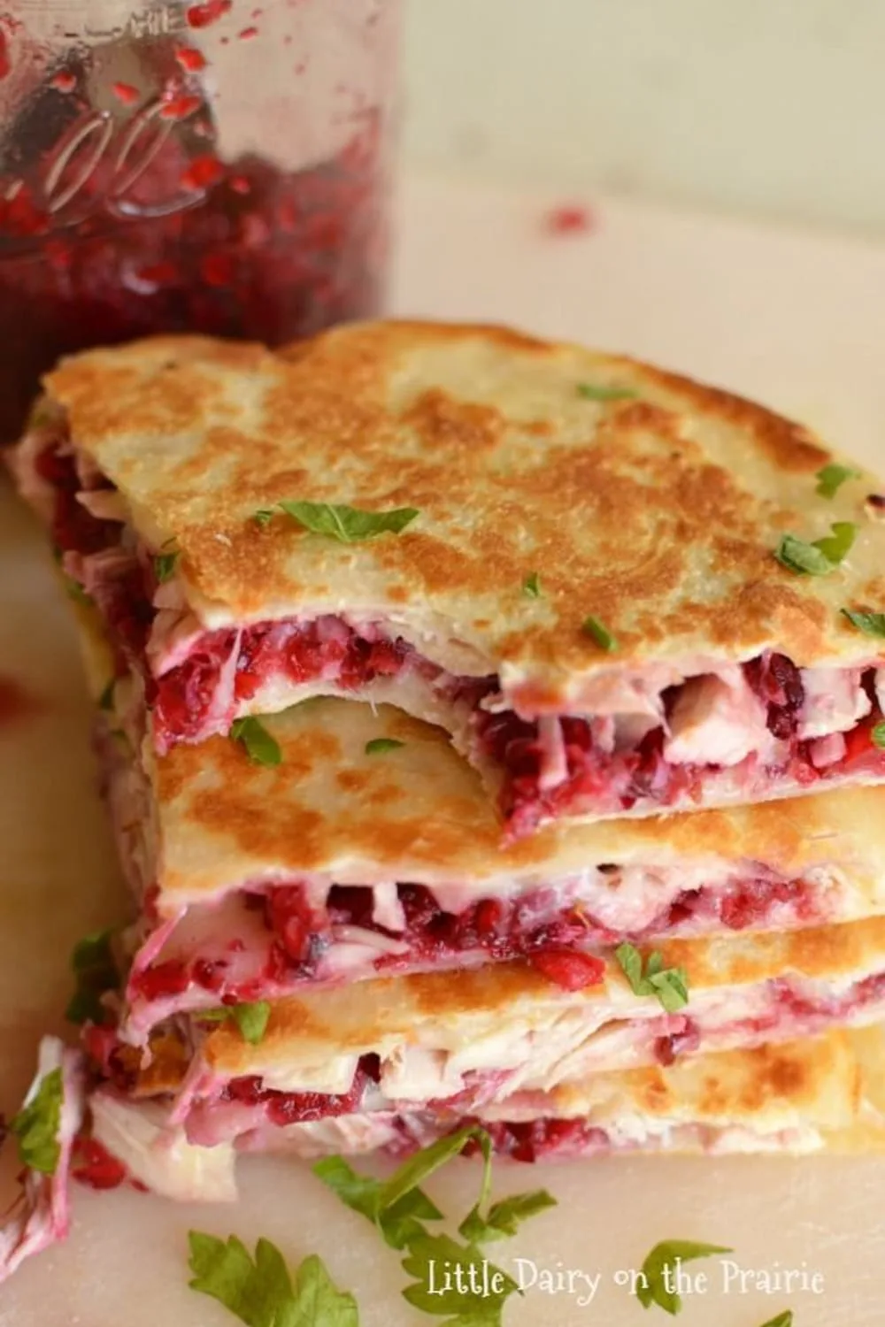 Turkey and Cranberry Quesadillas Recipe - Pitchfork Foodie Farms