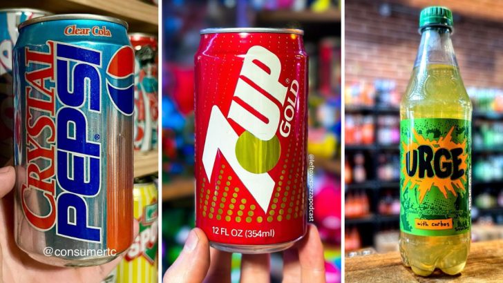 10 Sodas That Vanished From Grocery Shelves Without a Trace