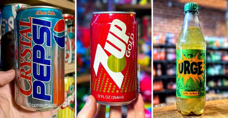 10 Sodas That Vanished From Grocery Shelves Without a Trace