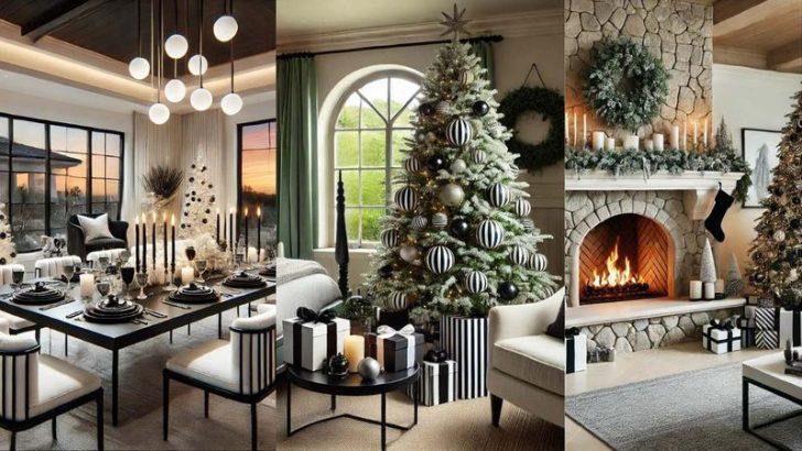 The 10 Most Elegant Black-and-White Christmas Decor Themes to Try