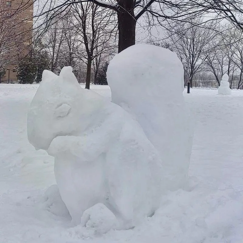 Annual Snow Sculpture Contest