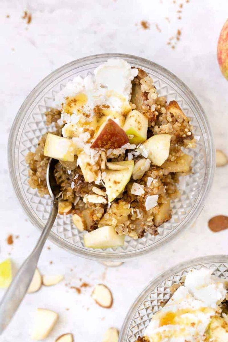 Apple Cinnamon Quinoa Bowl