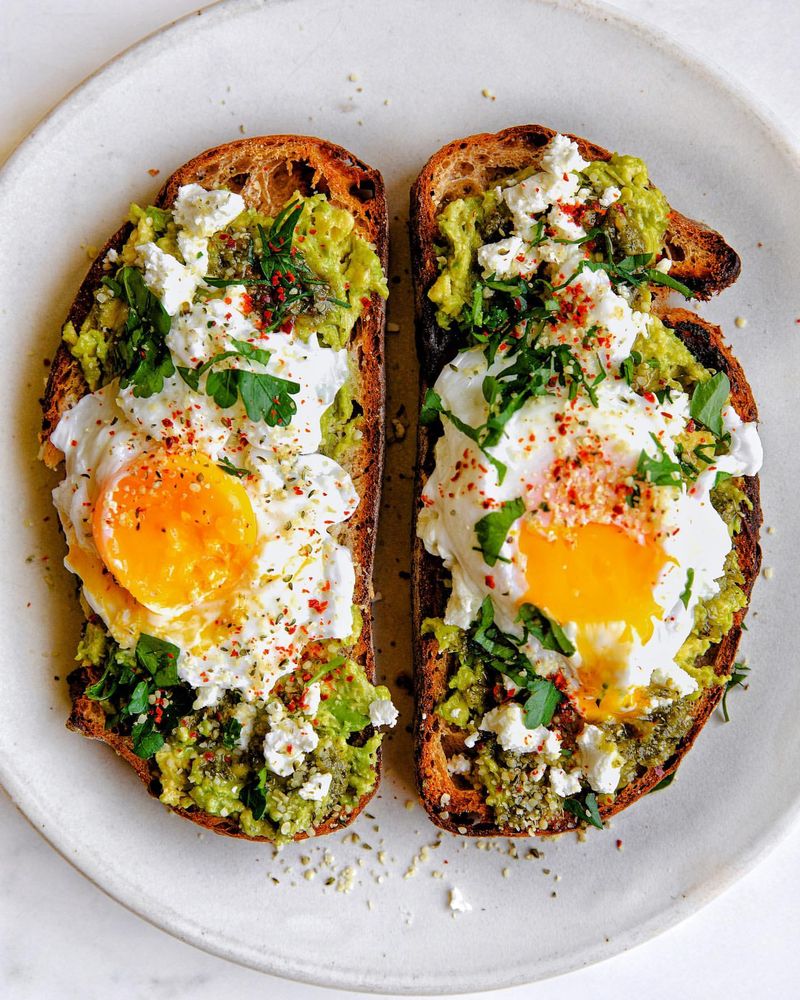 Avocado Toast with Poached Egg