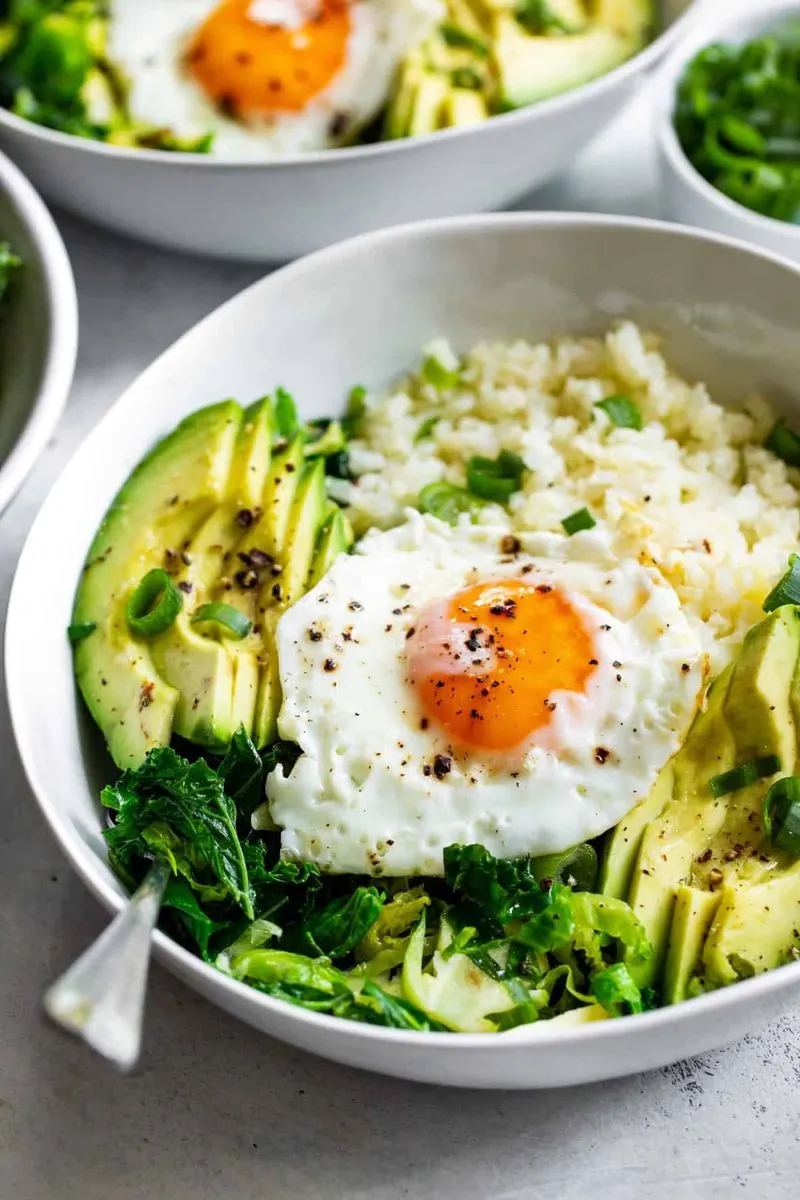 Avocado and Poached Egg Bowl