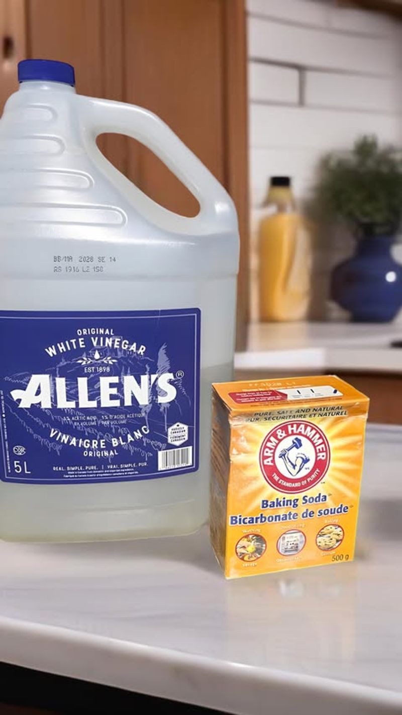 Baking Soda and Vinegar Toilet Cleaner