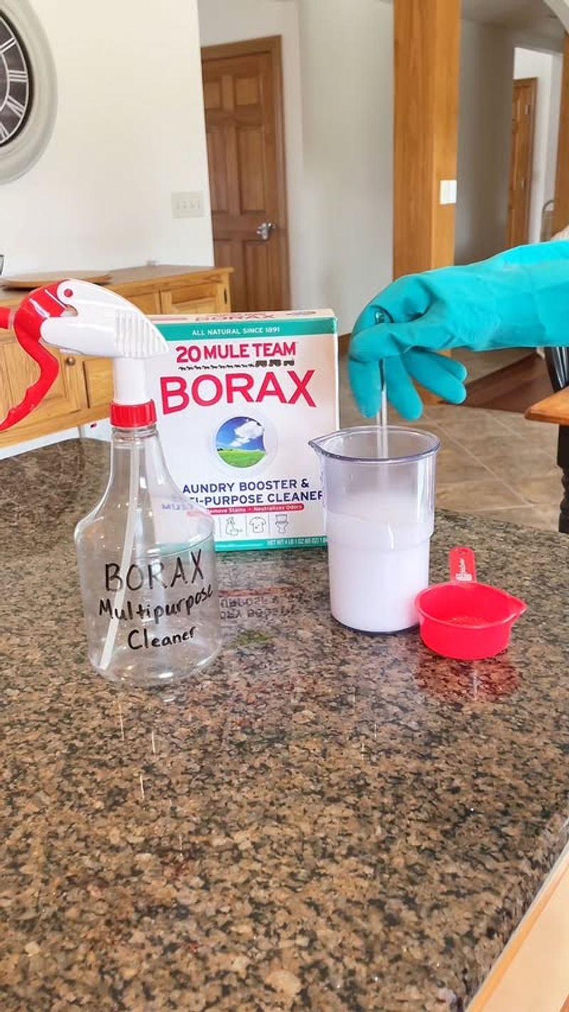 Borax and Lemon Mold Remover