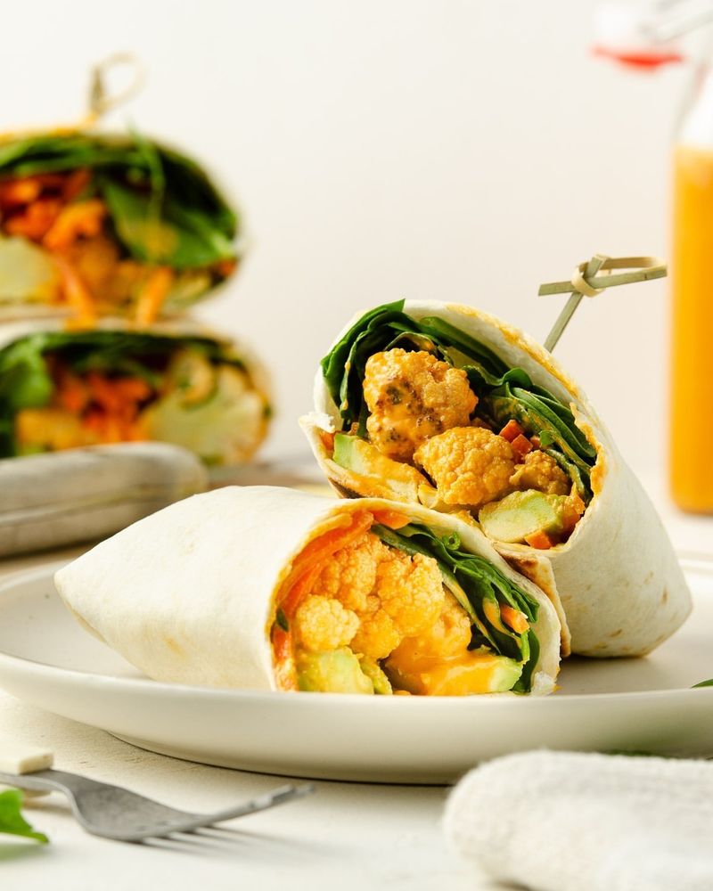 Buffalo Cauliflower Wrap