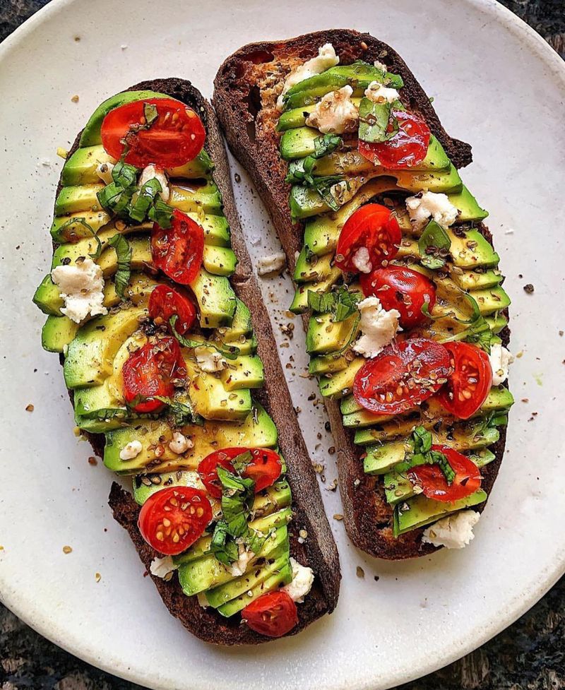 Caprese Avocado Toast