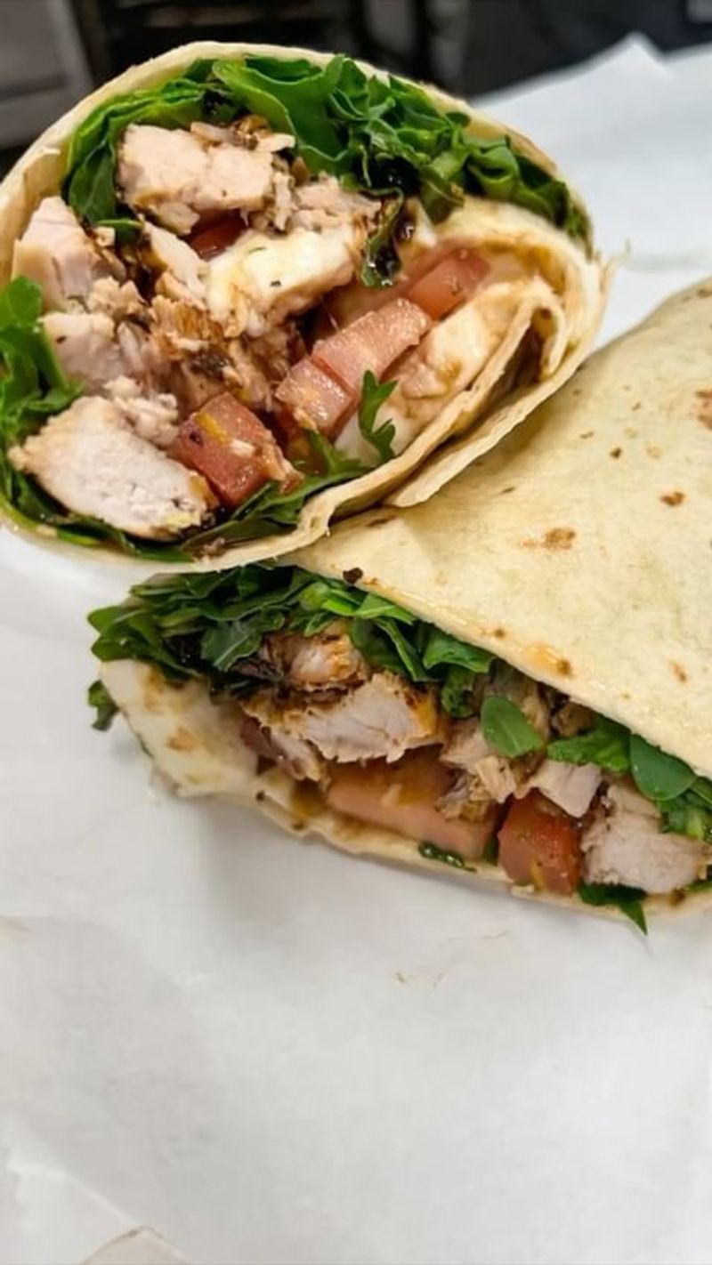 Caprese Chicken Wrap