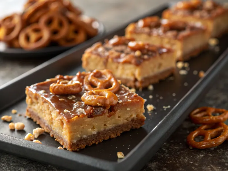 Caramel Pretzel Bars