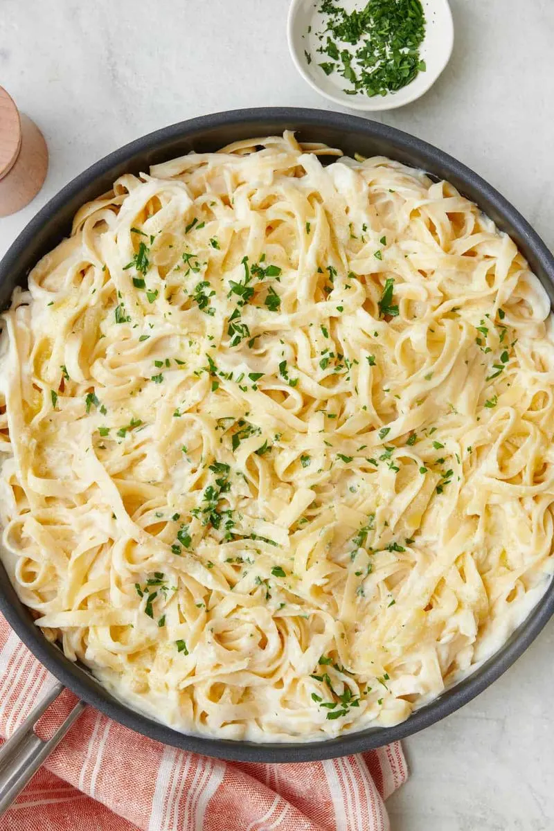 Cauliflower Alfredo Pasta