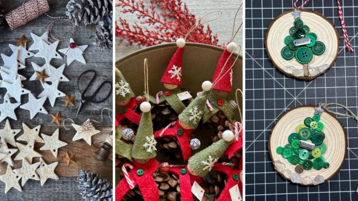 10 Charming Homemade Ornaments to Give Your Christmas Tree Unique Personality