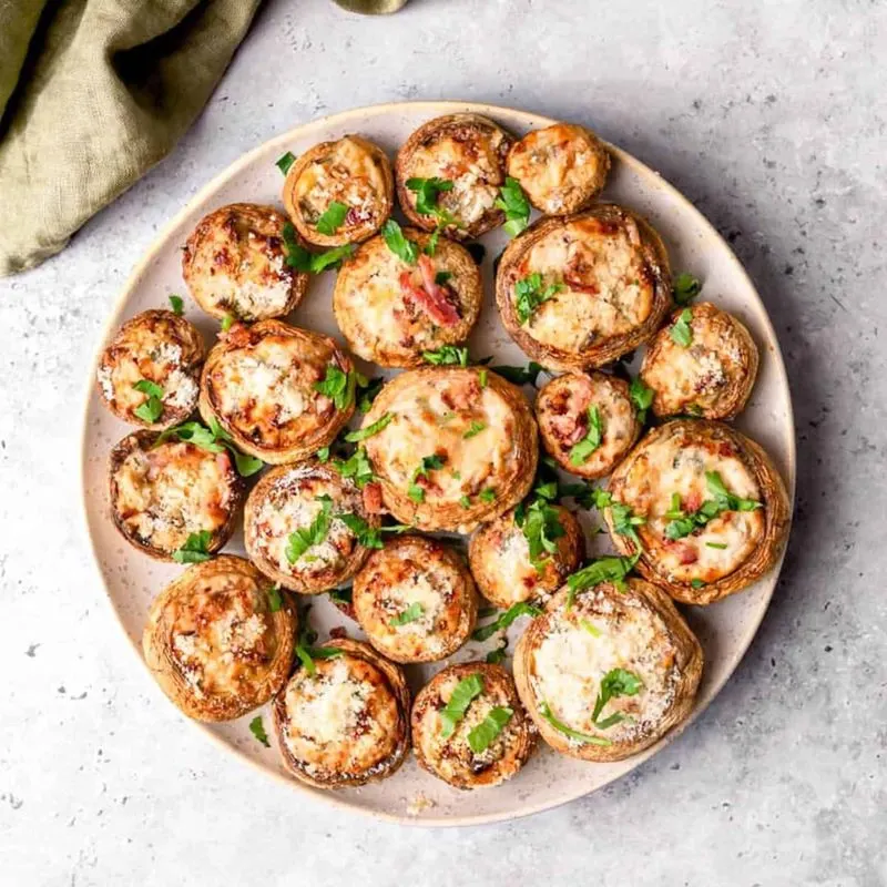 Cheesy Stuffed Mushrooms