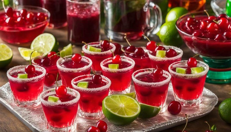 Cherry Margarita Jello Shots