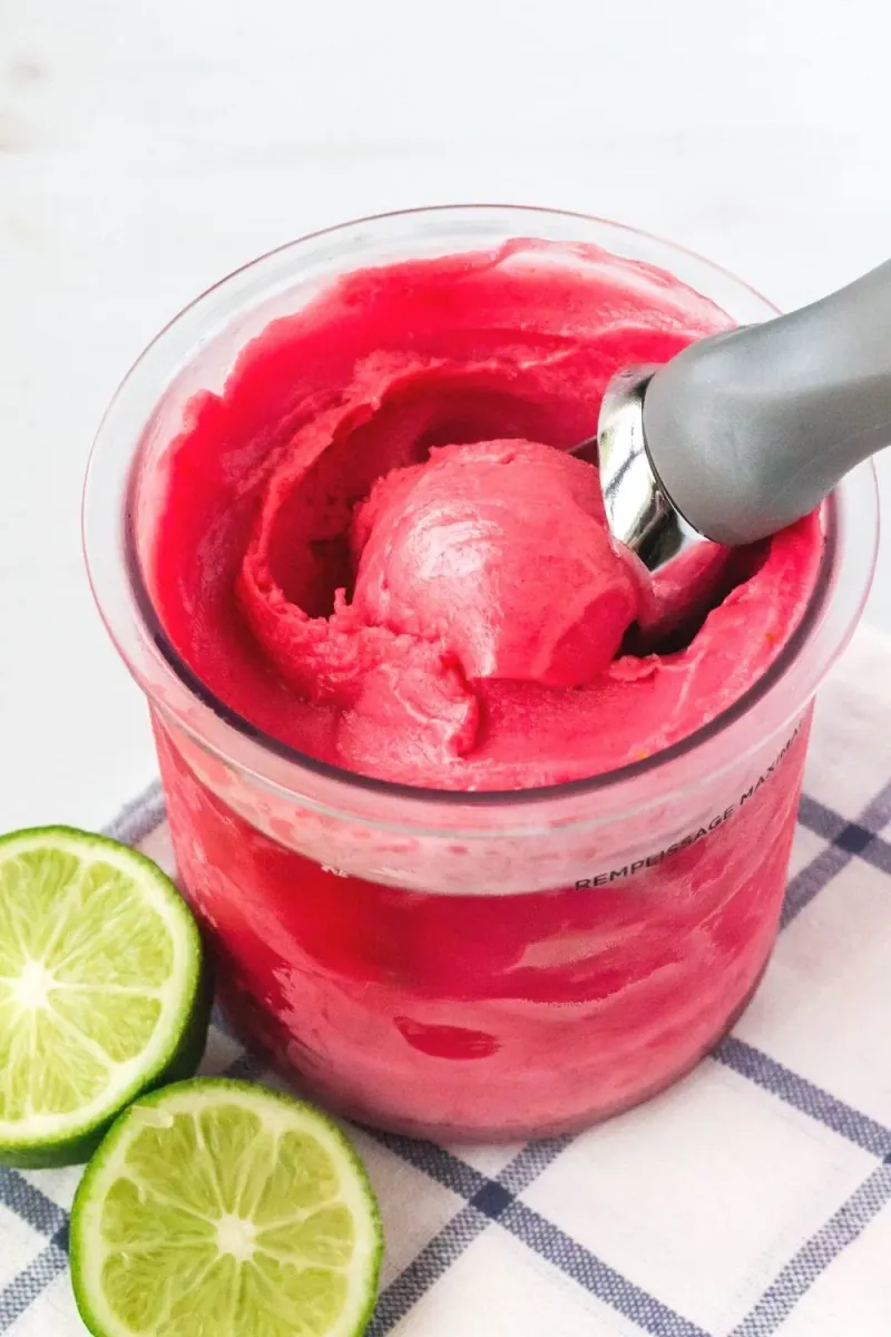 Cherry Margarita Sorbet