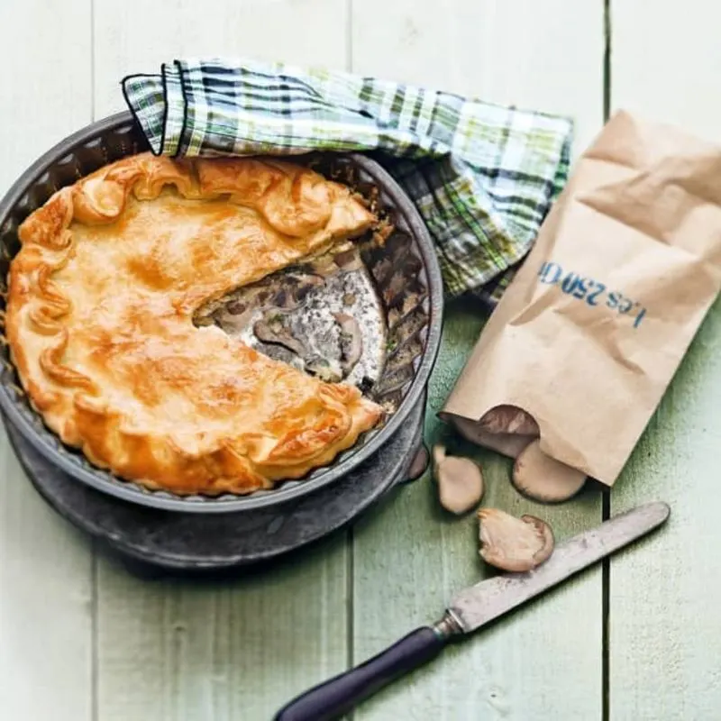 Chestnut and Mushroom Pie