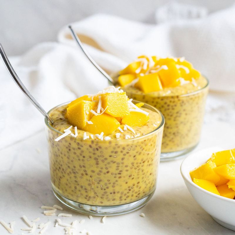 Chia Seed Pudding with Mango