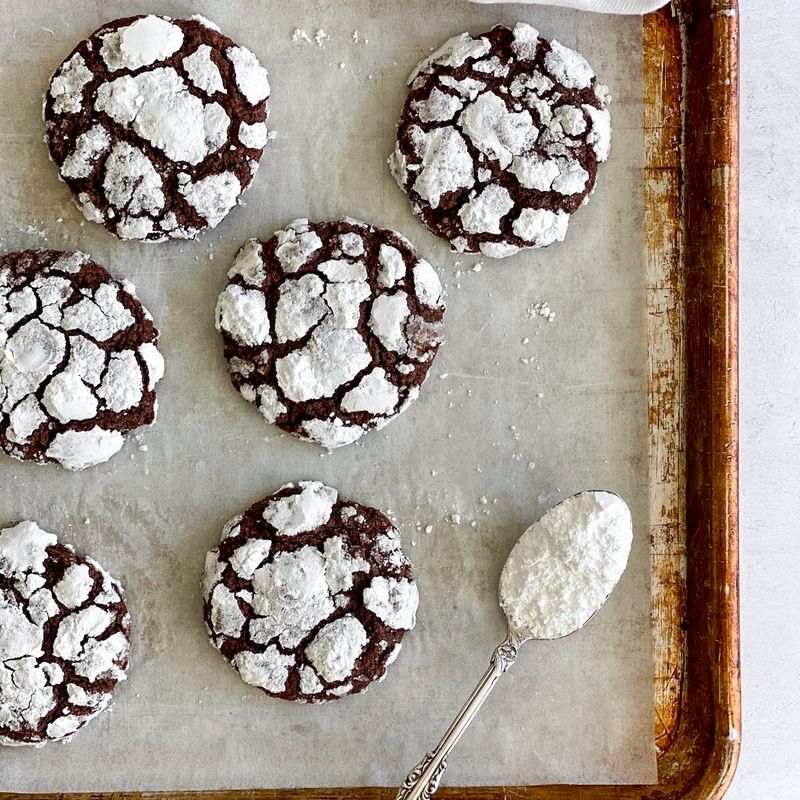 Chocolate Crinkle Cookies