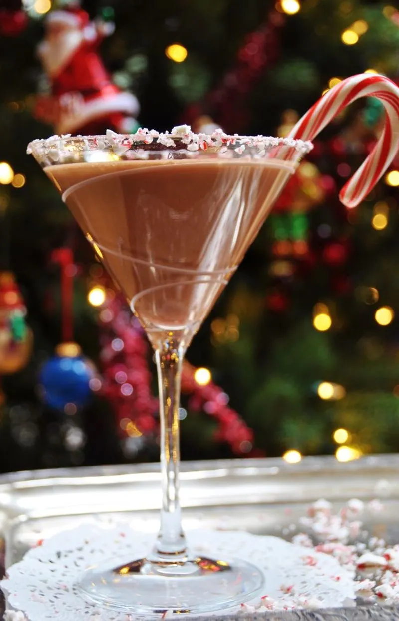 Chocolate Peppermint Eggnog