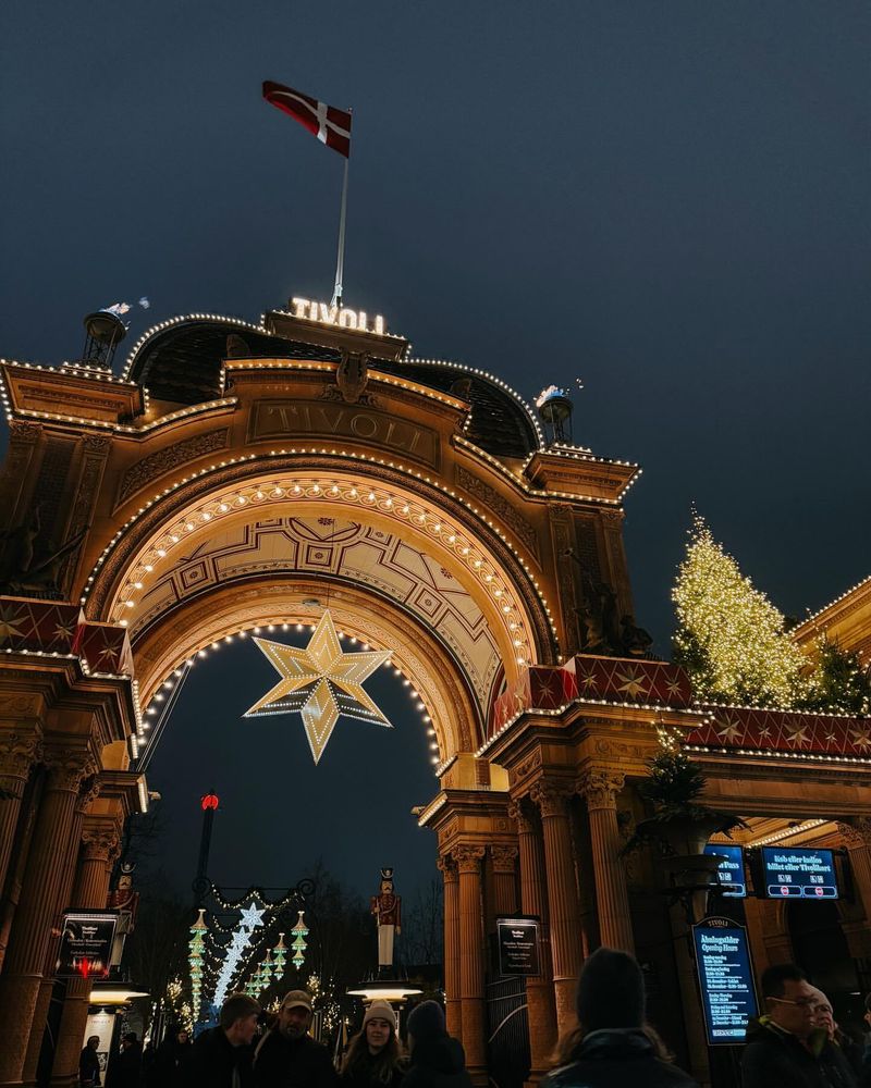 Christmas in Tivoli Gardens, Copenhagen, Denmark