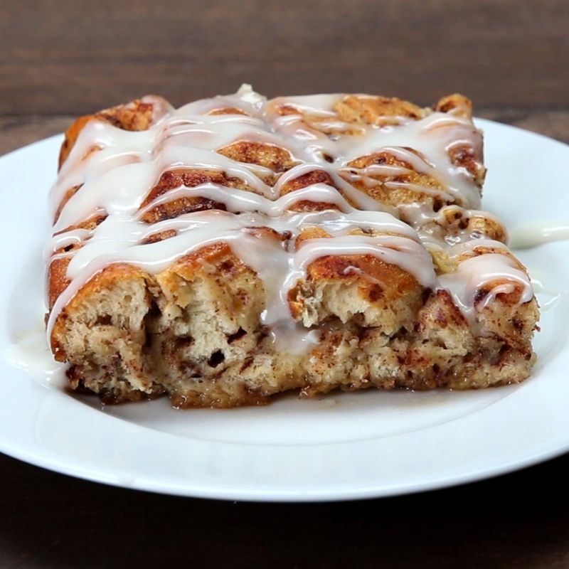 Cinnamon Roll French Toast Casserole