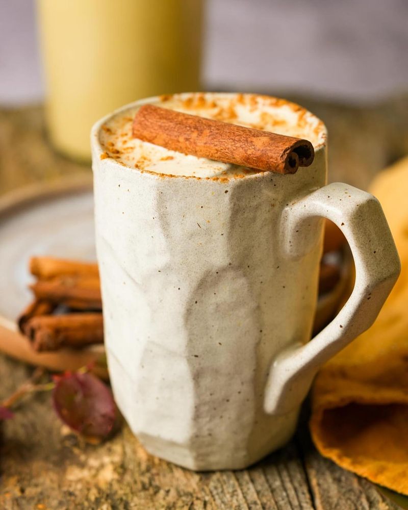 Cinnamon-Spiced Vegan Eggnog