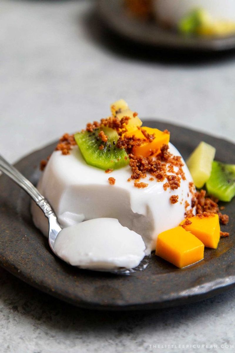 Coconut Lime Panna Cotta