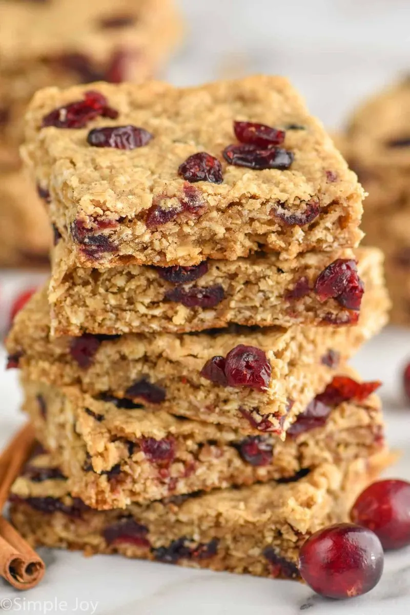 Cranberry Oatmeal Bars