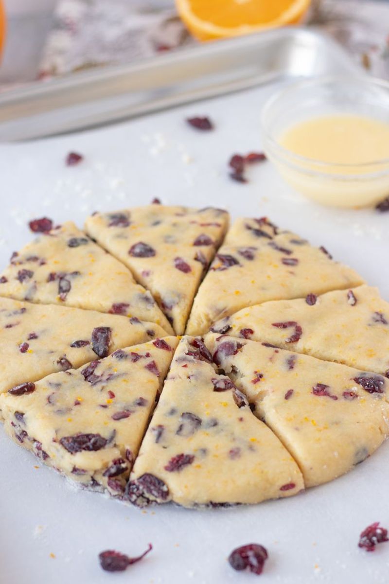 Cranberry and Orange Zest Cookie Pizza