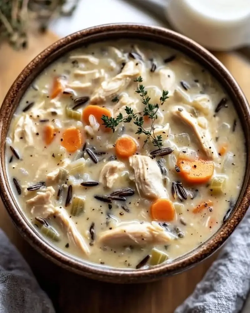 Creamy Chicken and Wild Rice Soup