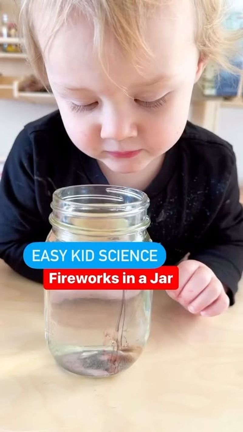 DIY Fireworks in a Jar