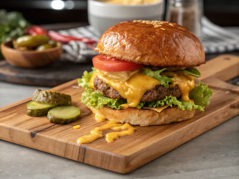 Deep Fried Cheeseburger