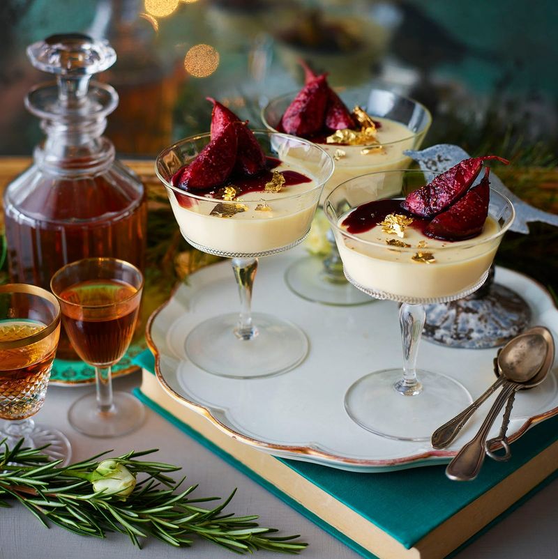 Eggnog Panna Cotta